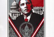 Poster of Barack Obama: 'Be The Change, January 20th 2009'