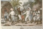Stick Fighting, Dominica, West Indies, 1779