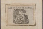 'Sale of slaves by auction'